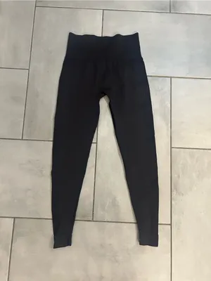 Set Active High Waisted Leggings — Black thumbnail 2