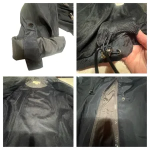 Michael Kors Windbreaker Jacket Sz S black Black/Gray thumbnail 8