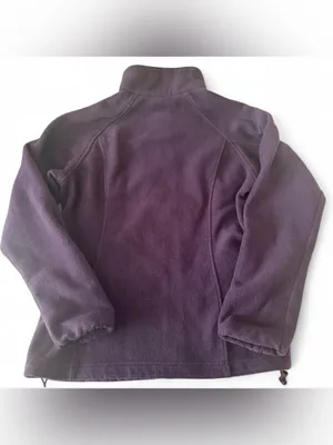 Columbia Women's Benton Springs Full Zip Fleece Jacket in Dark Purple Sz M thumbnail 2
