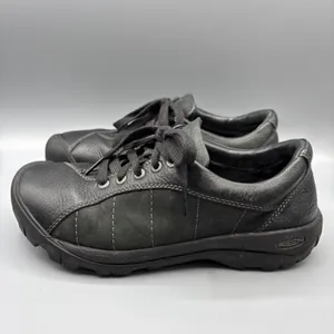 Keen Presidio Shoes Womens Size 9 Black Leather Comfort Oxford Sneakers Gorpcore thumbnail 6