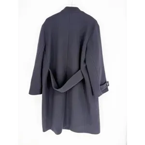 NWT ZARA ZW‎ Collection Black Wool Blend Coat Women's M Quiet Luxury thumbnail 3