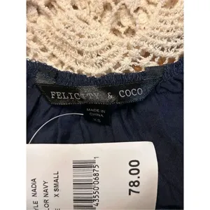 Felicity & Coco Crochet Back Jersey Maxi Dress Size XS nwt (4340) thumbnail 9
