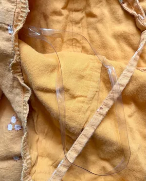 Aeropostale Floral Mini Dress - Mustard Yellow Tiered Babydoll Boho Sundress thumbnail 7