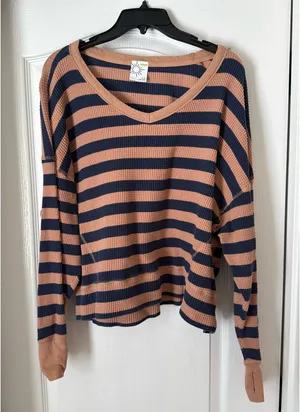 American Eagle OFFLINE By Aerie Wow! Waffle Oversized T-Shirt thumbnail 2