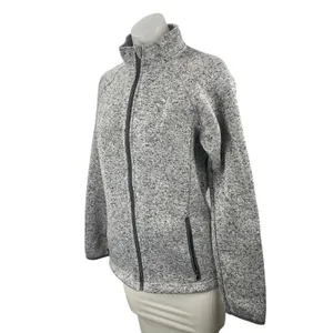 Vantage Summit Fleece Gray Full Zip Long Sleeve Sweatshirt Sweater Jacket Top M thumbnail 3