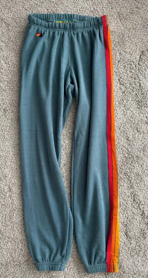 Aviator Nation Sweatpants Blue 5 Stripe thumbnail 1