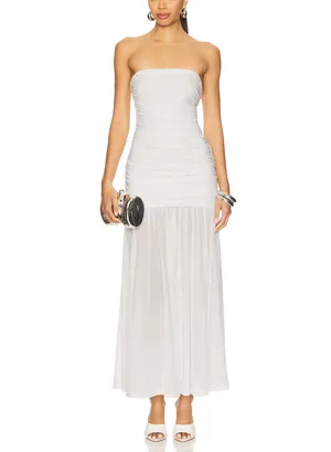 Boutique Formal Dress white thumbnail 2