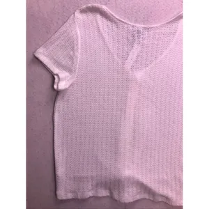 Sanctuary Top Women XL White Tie Front Button V-Neck Short Sleeve CT3335P11 thumbnail 7