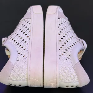 Joie Woven Platform Sneakers Womens 38.5 US 8.5 Basket Wear Flatform Lace Up Shoes thumbnail 12