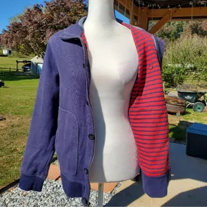 BANANA REPUBLIC cotton contrast utility jacket L thumbnail 3