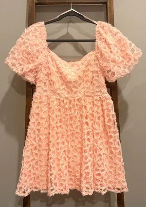 Boutique Pink Dress thumbnail 1