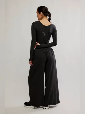 Free people Hot Shot Wide-Leg jumpsuit thumbnail 6