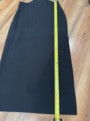 Topshop ribbed Knot front cut black tank dress size 8 thumbnail 9