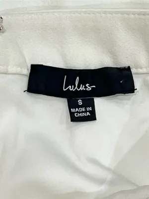 Lulus White Wide Leg Get Dressed Up Lined Pants NWT Size Small thumbnail 8