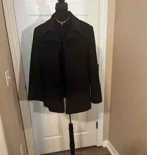 Preston & York Women’s Button-Front Fall Wool Pea Coat thumbnail 6