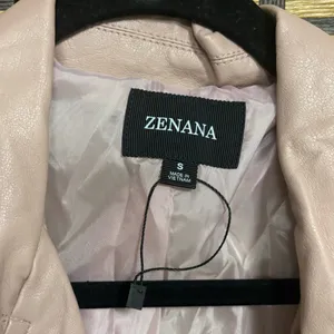 Zenana‎ Blush Star Moto Belted Jacket Size Small thumbnail 7