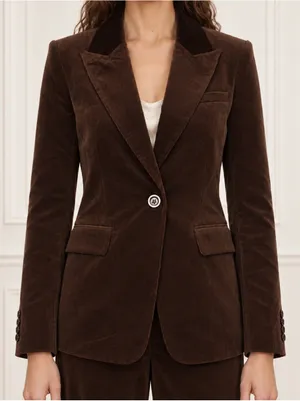 Veronica Beard Capucine Dickey Brown Corduroy Blazer Jacket Size 2 NWT thumbnail 14