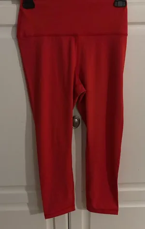 NWT Ing red athletic pants. Size‎ medium. thumbnail 1
