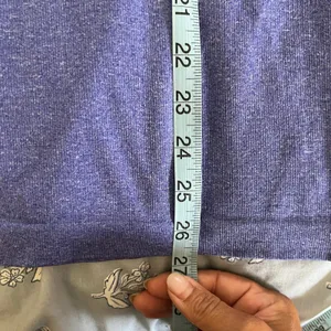 Lululemon Swiftly Tech Short Sleeve Crew Heathered Larkspur Blue Purple Size 8 thumbnail 5
