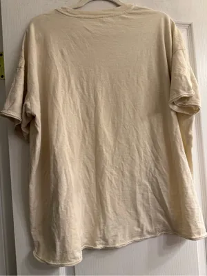 Aerie Tan Retro Graphic ‘In My Element’ Oversized Boyfriend T-Shirt - size M thumbnail 5