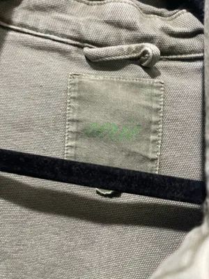 Aerie Olive denim jacket thumbnail 2
