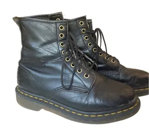 Dr. Martens Docs Vegan Faux Leather 1460 Felix Lace Up Punk Combat Boots 7 thumbnail 1