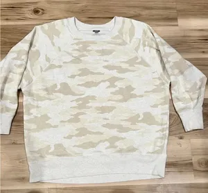Aerie Oversized Camo Crewneck Sweatshirt Women’s Large thumbnail 1
