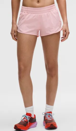 Lululemon Hotty Hot Low-Rise Lined Short 2.5 Strawberry Milkshake 8 thumbnail 1