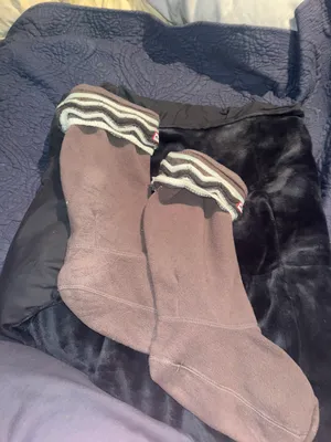 Hunter Boots Tall Brown Boot Socks + 🆓🎁 thumbnail 1