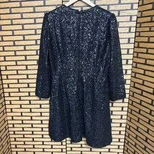 Kate Spade Black Sequin Dress Size‎ 14 thumbnail 2