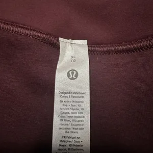 Lululemon Scuba High Rise Mini Skirt Velvet NWT Size XL (GARN) LW8AL9S thumbnail 11