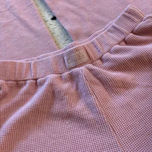Comfrt Waffle Lounge Wide Leg Pants Women's‎ Size Small Pink thumbnail 2
