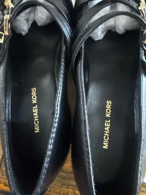 NEW Michael Kors Indy Flex Black Leather mary Jane buckle Ballet Flat shoes 5.5 thumbnail 8