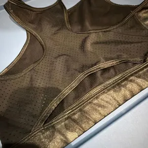 Nike Black Camouflage Pull Over sports bra medium Activewear Yoga Running #1200 thumbnail 6
