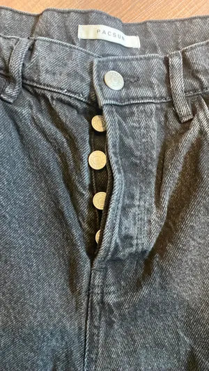 High Waisted Black Jeans thumbnail 5