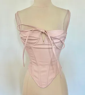 Revolve NWT Miaou Aphex Corset Pink thumbnail 9