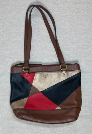 Fossil | Gift Patchwork Genuine Leather Shoulder Bag thumbnail 1