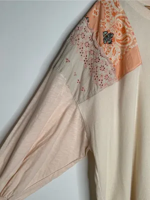 We The Free People Feelin’ It Soft Peach Pullover Top Shirt Extra Small XS thumbnail 5