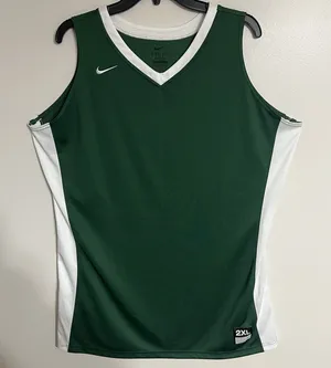 Nike Team Fastbreak‎ Women's Basketball Jersey Green & White Size 2XL thumbnail 1