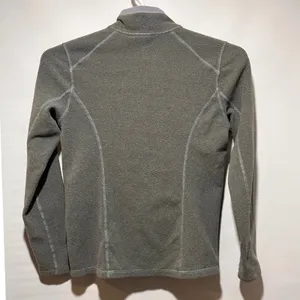 The North Face Womens Fleece 1/4 Zip Pullover Gray Long Sleeve Sweatshirt Size S thumbnail 3