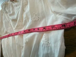 Knox Rose White Cotton Eyelet Midi Dress Small thumbnail 5