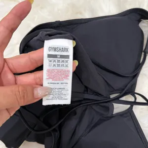 Gymshark Black Cutout One-Piece Swimsuit Strappy Back Medium thumbnail 8