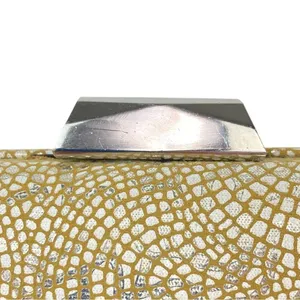 SONDRA ROBERTS Metallic Etched Box Clutch thumbnail 4