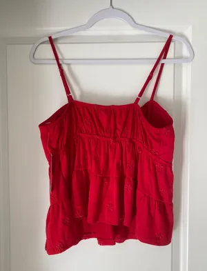 No Boundaries Red Tank Top thumbnail 4