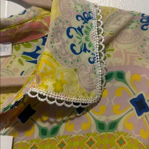 NWT Cynthia Rowley blouse size 1x‎ boho maximalist thumbnail 3