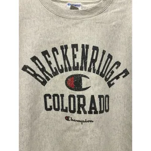 Vintage Breckenridge Colorado Sweatshirt unisex Large Champion Reverse Weave 90s thumbnail 2