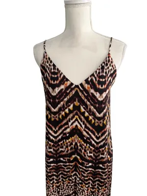 ELAN Animal Print Maxi Dress Size Large NEW NWT thumbnail 5