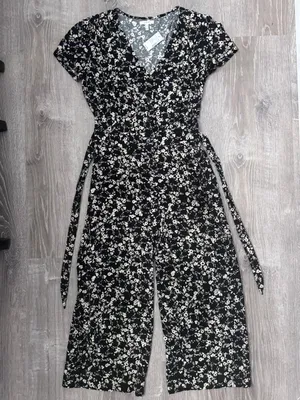 Ditsy Floral Button Down Jumpsuit thumbnail 1