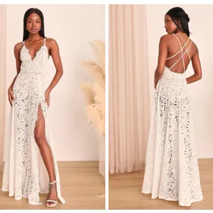 Lulu’s Love of details white lace Dress SZ XS thumbnail 8