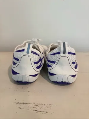 Hike Footwear HF LoraxPro Barefoot Shoes White Purple Zero Drop Wide Toe Size 10 thumbnail 5